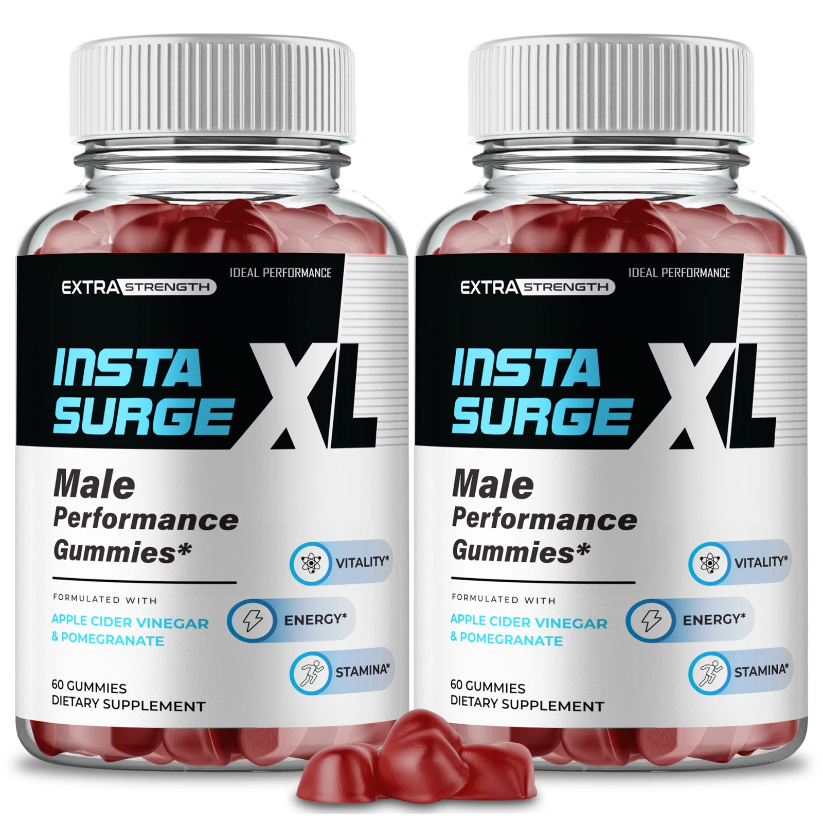 Insta Surge XL  2 Bottle Package - Natural Male Vitality Support